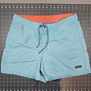 Vintage Patagonia Shorts Mens 38 Blue Nylon Heritage Outdoors Hiking Preppy Swim